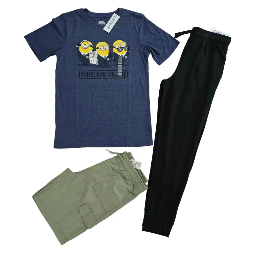 Camiseta Minions con buzo de algodón, talla 14