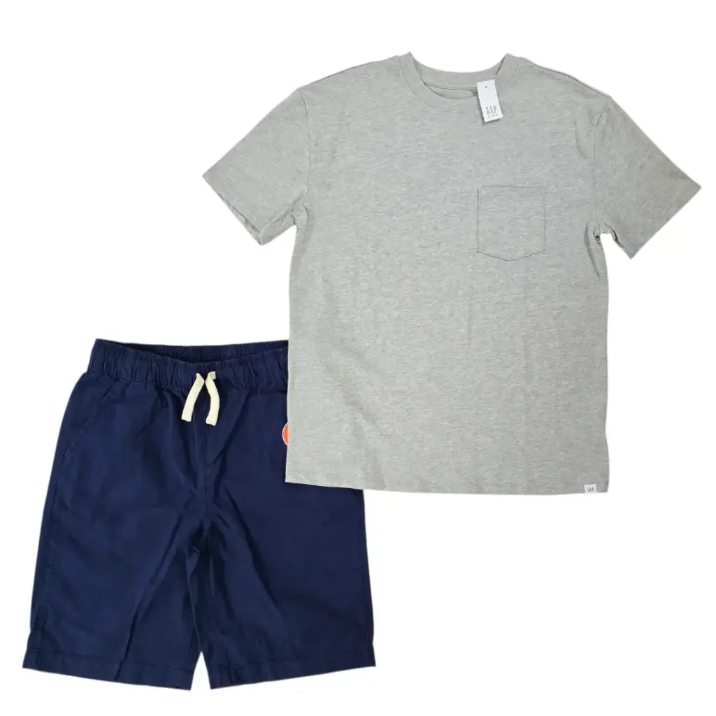 Camiseta y short, talla 14