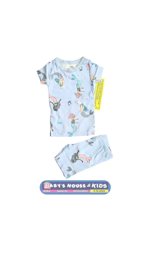 Pijama de short talla 3t de niña