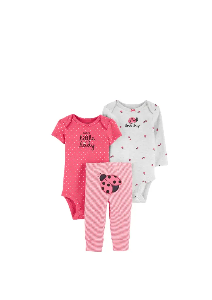 Set 3 piezas 🐞 talla 12 meses