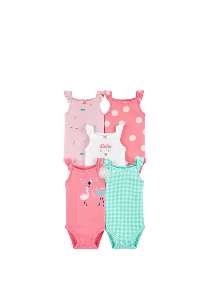 Set de Mamelucos escotados   talla 12 meses