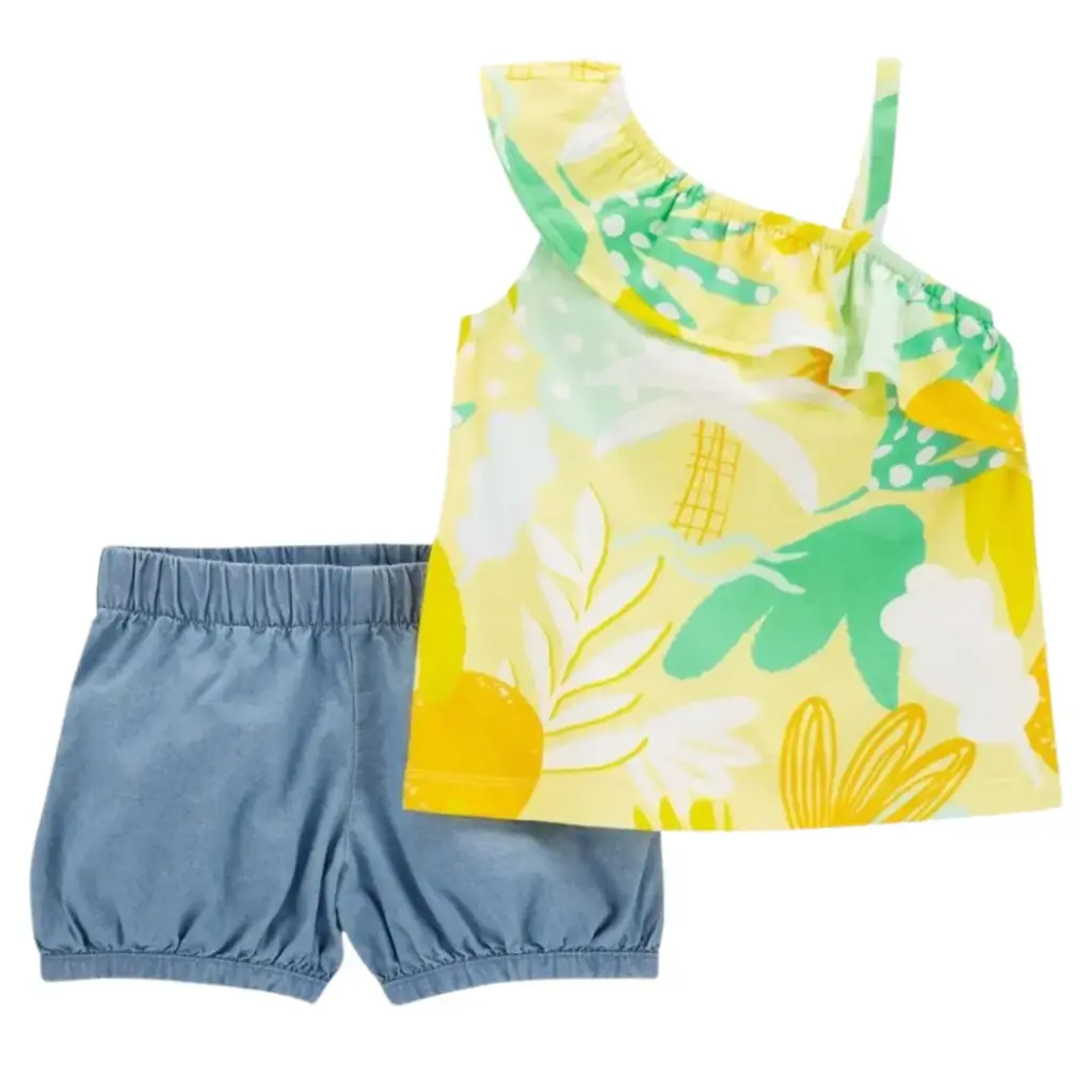 Set con short , talla 12 meses