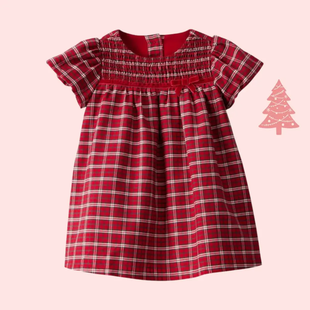 Vestido de temporada 🎄 talla 12 meses