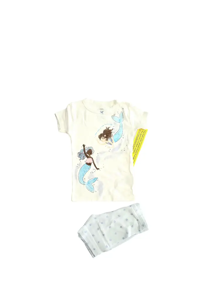 Pijama de sirenita talla 3t de niña 