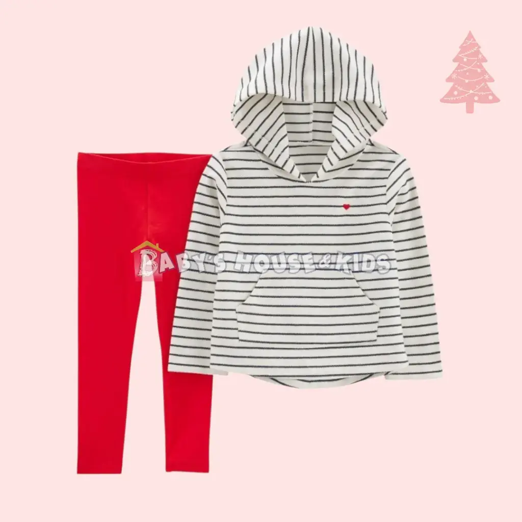 Camisa tipo hoodie y legging, talla 3t 