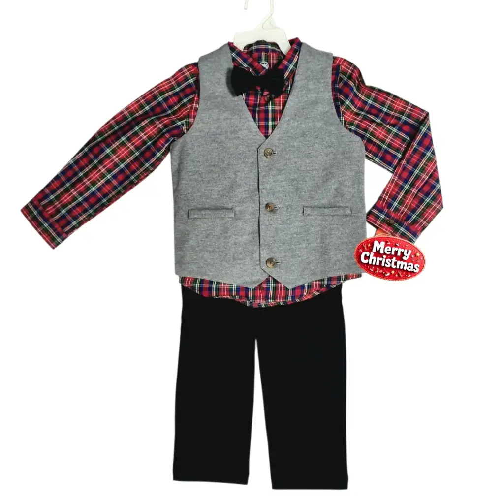 Set con chaleco y corbatín 🎄 talla 18 meses