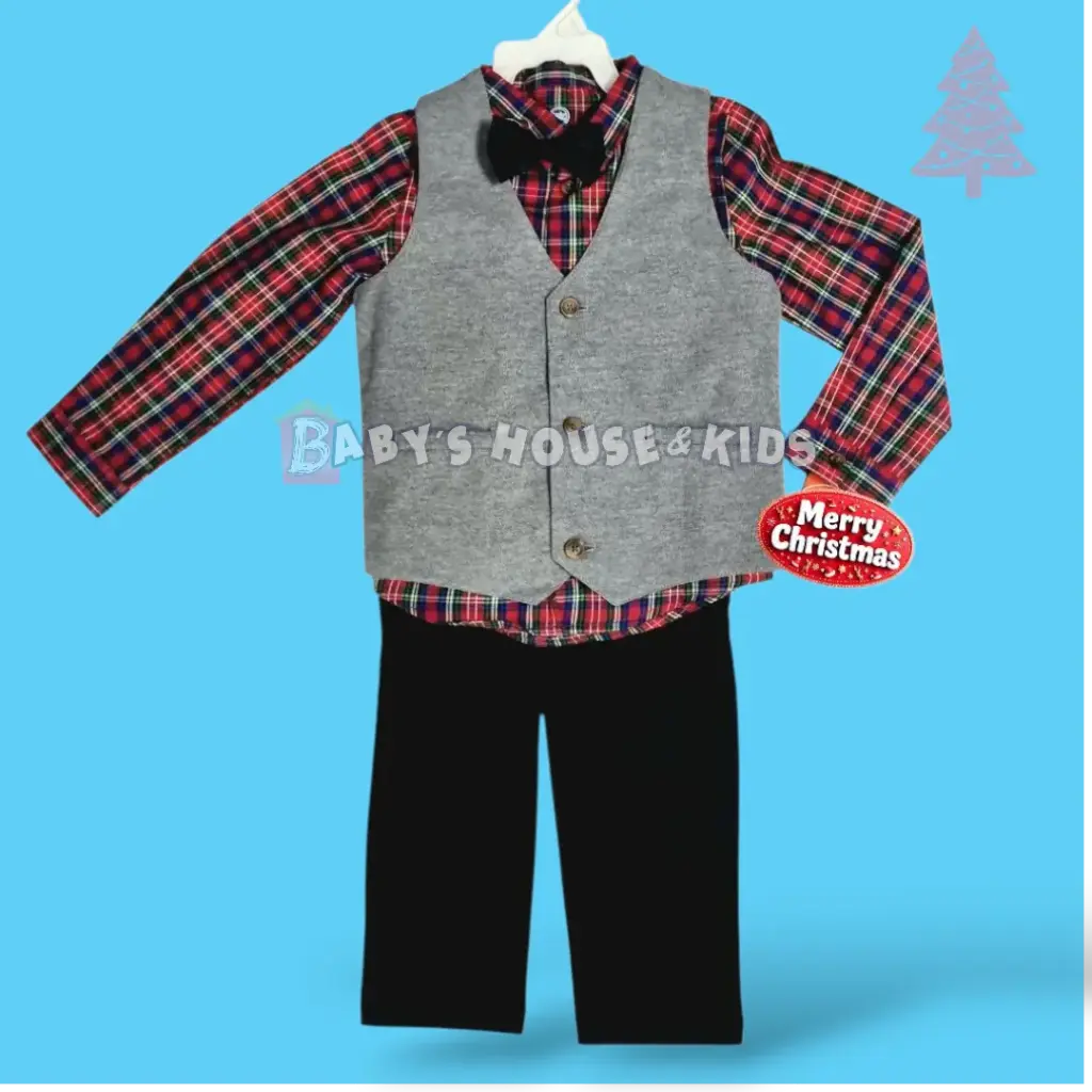 Set con chaleco y corbatín 🎄 talla 18 meses