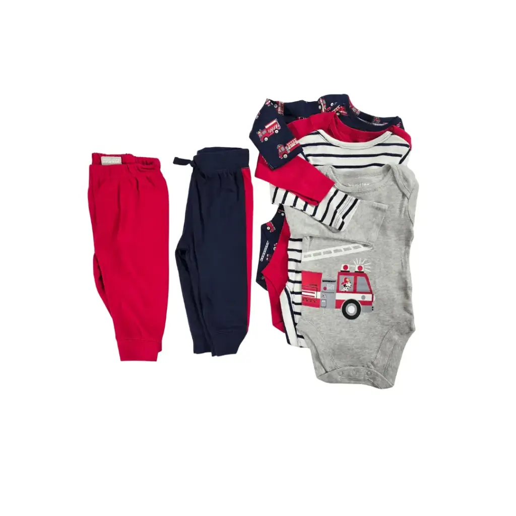Set de Mamelucos y set de buzos talla 18 meses varón 