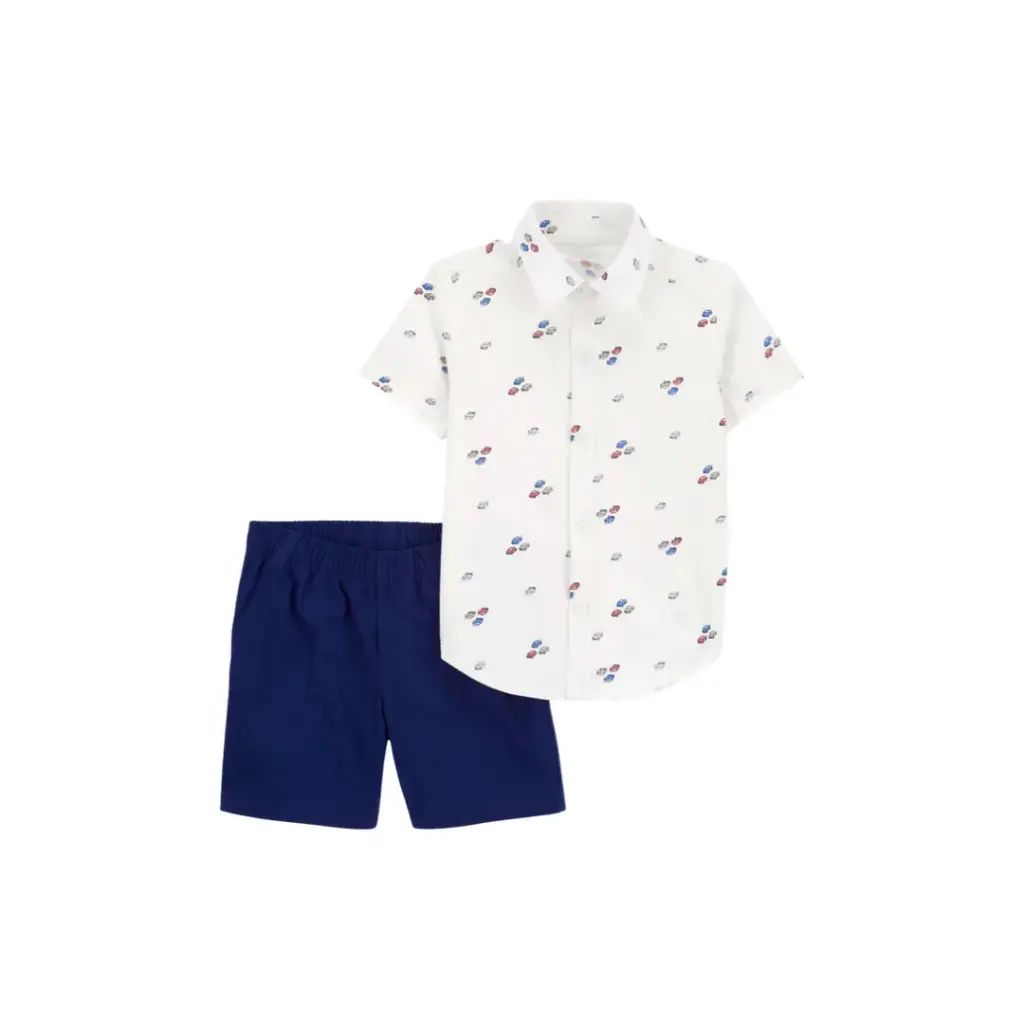Set fresco camisa de botones talla 18 meses varón 