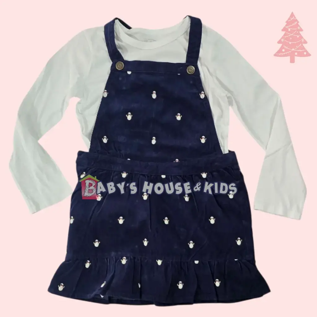 Overol con diseño y manga larga de algodón, talla 4t 