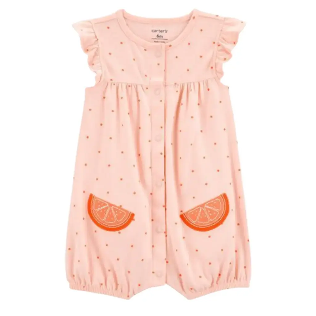 Mameluco short 🍊 talla 12 meses