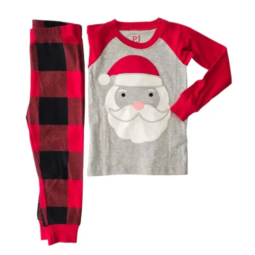 Pijama navideña de algodón, talla 2t