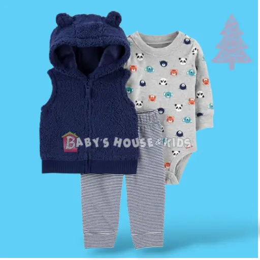 Set calientito 3 piezas 🐻 talla 3 meses