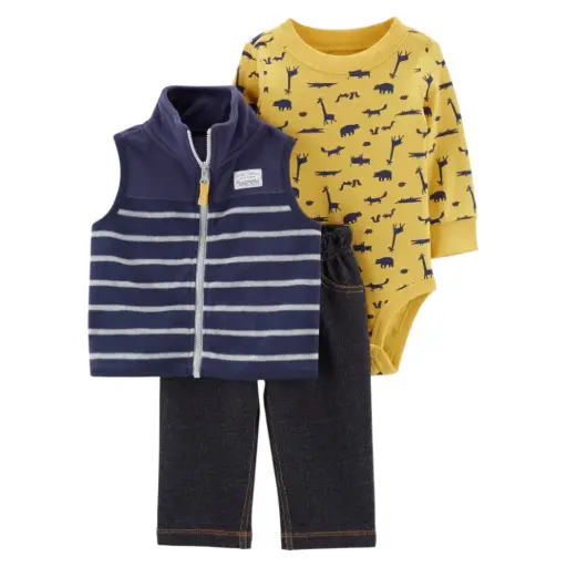 Set con chaleco talla 3 meses