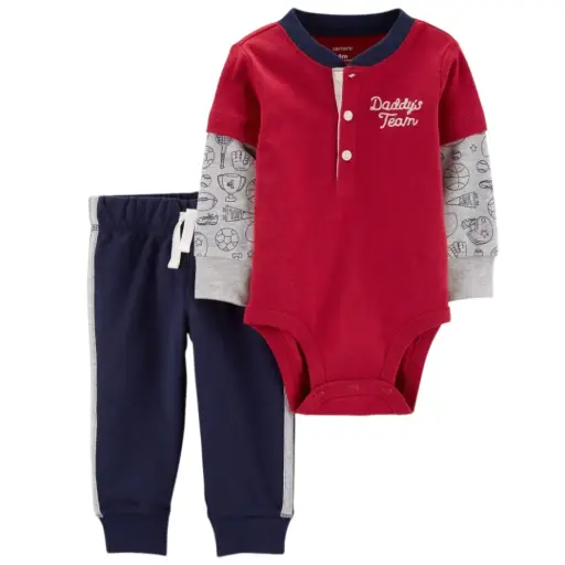 Set 2 piezas con buzo talla 9 meses