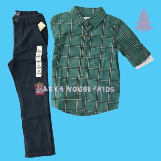 Outfit de temporada  con pantalón, talla 5t