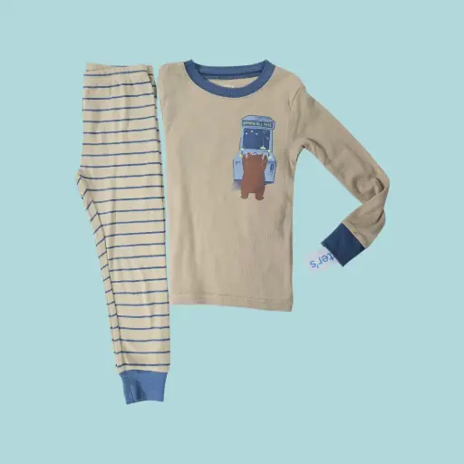 Pijama 100% algodón, talla 3t 