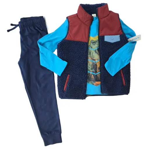 Outfit con centro y buzo de algodón talla 12