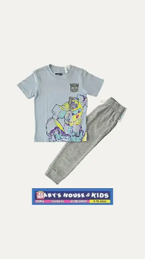 Camiseta de personaje  y buzo talla 4t varón 
