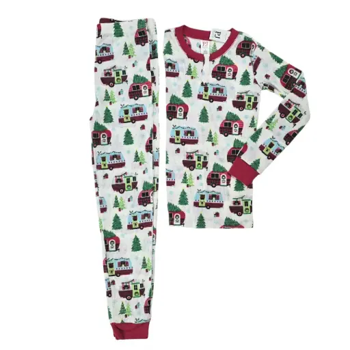 Pijama 🎄navideña de poliester 