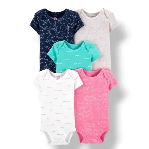 Set de mamelucos  0-3 meses niña