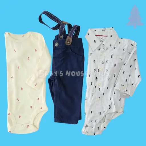 Set de temporada 3 piezas talla 6 meses