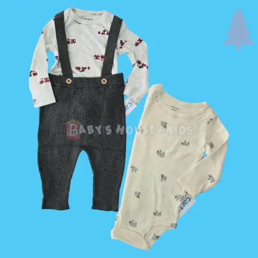 Set 3 piezas de temporada ☃️ talla 6 meses