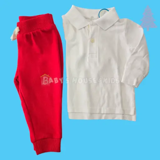 Set casual con buzo clientito y confortable talla 9 meses