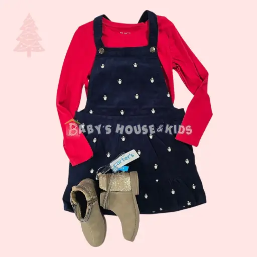 Overol azul marino de temporada talla 6 