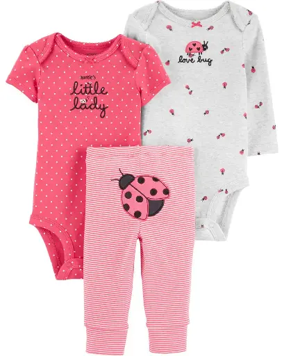 Set 3 piezas 12 meses de niña