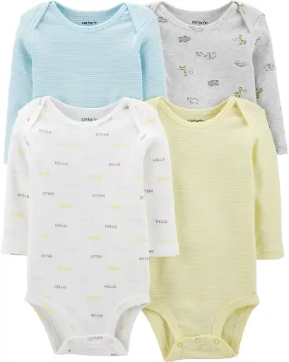 Set de Mamelucos  manga larga talla 12 meses de varón 