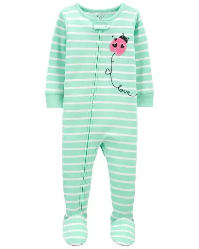 Pijama de Ziper, talla 18 meses niña
