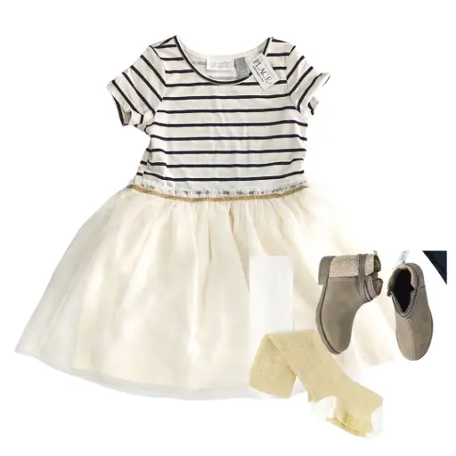 Vestido con tutú talla 2t