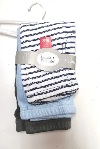 3 pantaloncitos recién nacido varón 