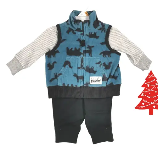 Set 3 piezas recién nacido, talla 0-3 meses