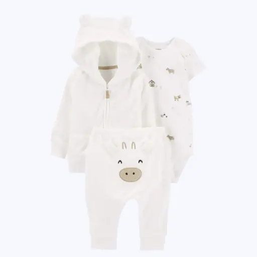 Set 3 piezas recién nacido, talla 0-3 meses