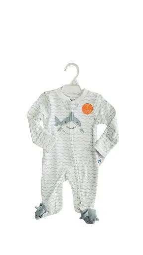 Pijama de tiburón recién nacido 