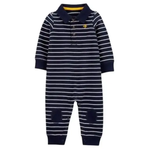 Polo pijama nacido estilo polo 😎 talla 0-3 meses