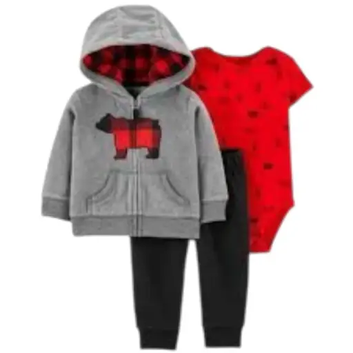 Set 3 piezas 🐻 recién nacido talla 0-3 meses