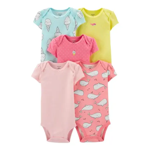 Set 5 Mamelucos, talla 24 meses