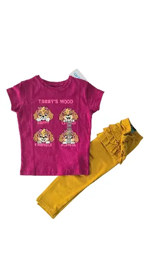 Camiseta Paw patrol y leggin, talla 2t niña