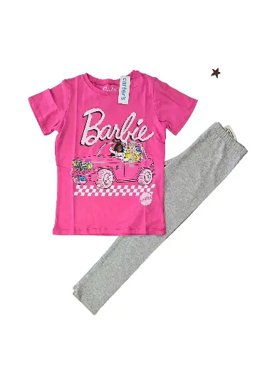 Camisa Peach y leggings, talla 8 niña