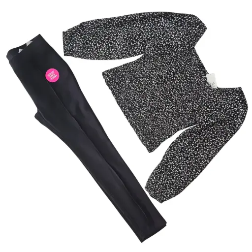 Blusa formal y jeggings, talla 10 niña