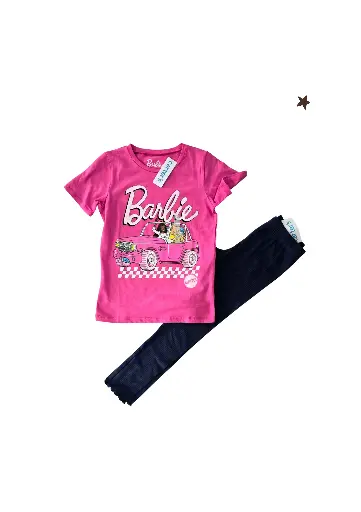 Camiseta barbie y leggin talla 10