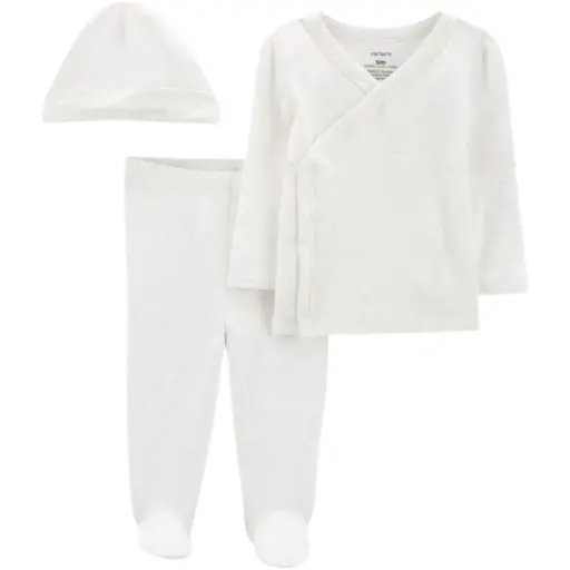 Set fresco de algodón 3 piezas, talla 3 meses