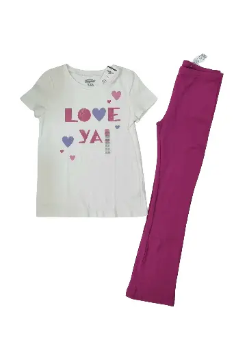 Set camiseta y leggin talla 12