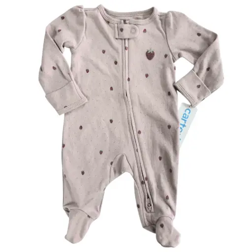 [0-3 meses niña] Pijama 🍓recien nacida, talla 0-3 meses