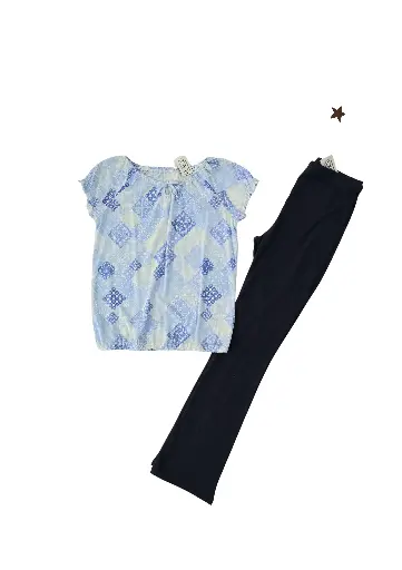 Blusa y leggings, talla 14 niña
