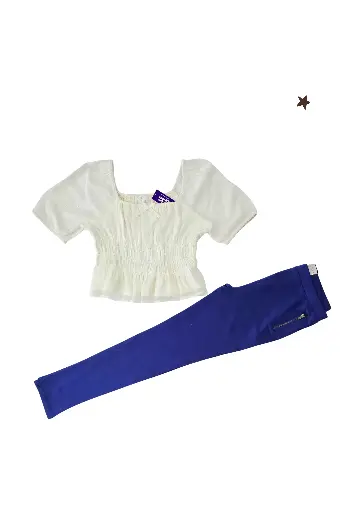 Blusa y jeggings, talla 14 niña