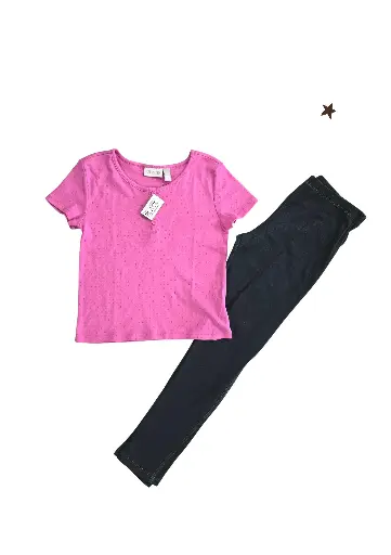 Blusa y leggings, talla14 niña